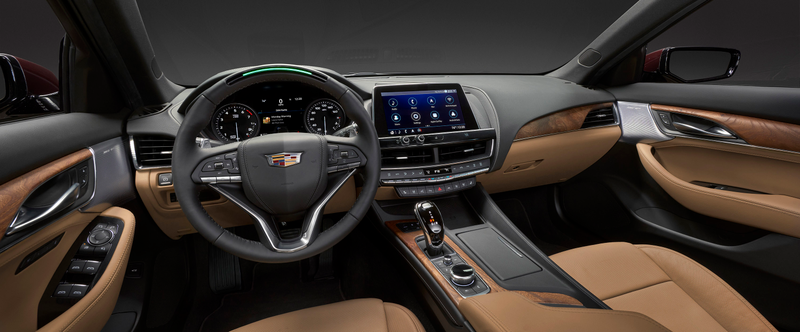 The Cadillac CT5 Premium Luxury trim.